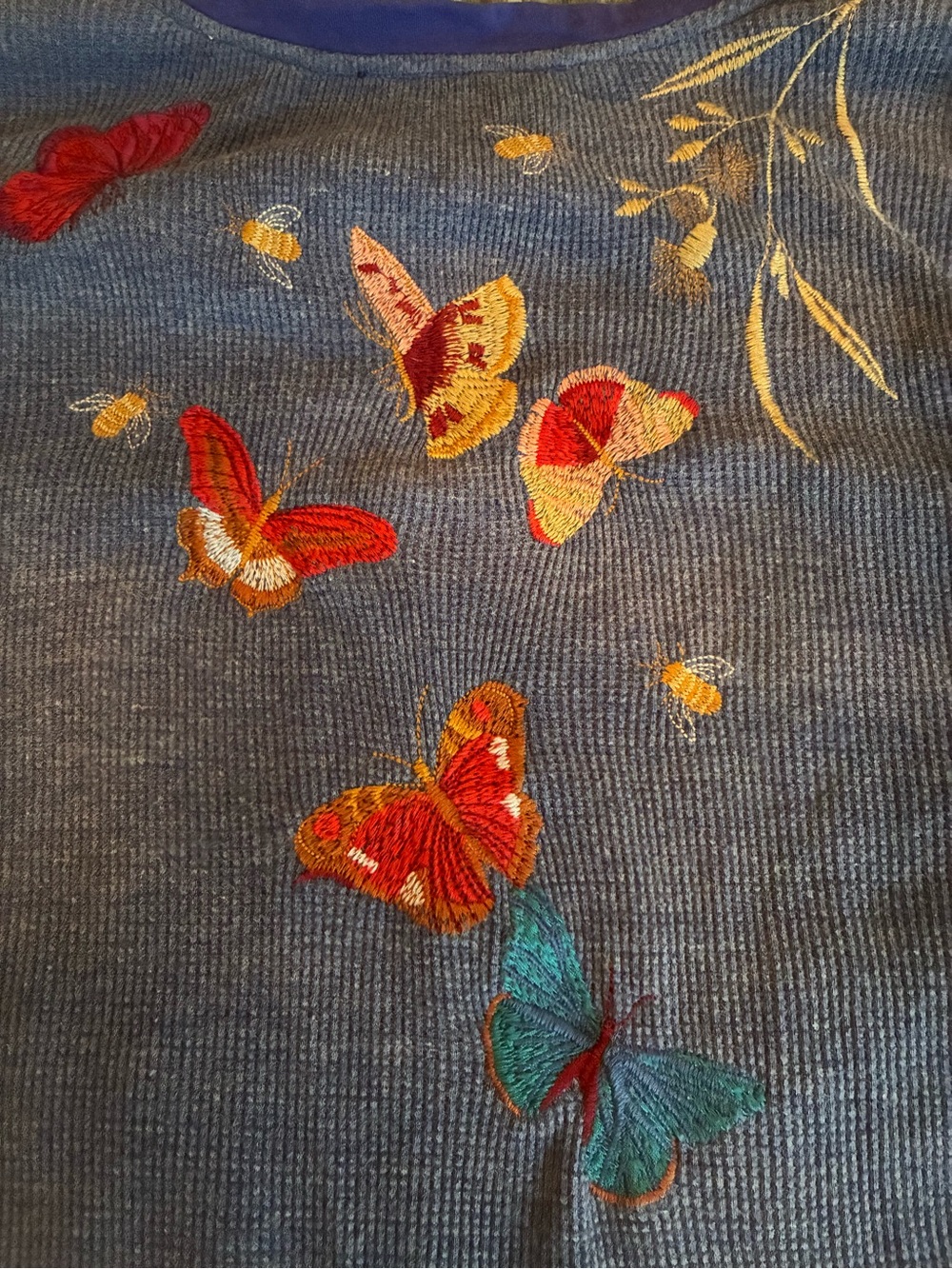 Johnny Was embroidered top - Picture 3 of 3